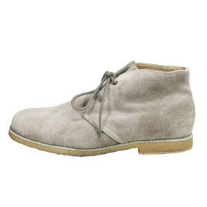 UGG Men's Gray Suede Lace Up Casual Ankle Chukka Boots Size 10